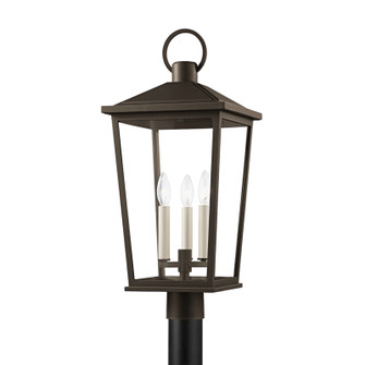 Soren Three Light Outdoor Post Mount in Textured Bronze W/ Hl (67|P8921-TBZH)