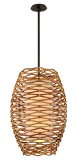 Balboa Eight Light Pendant in Bronze (67|F6748)