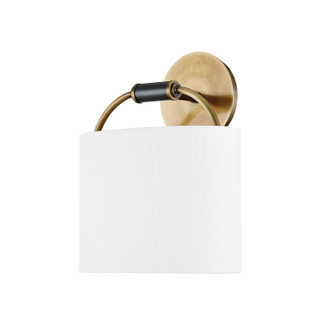 Pete One Light Wall Sconce in Patina Brass (67|B8712-PBR)