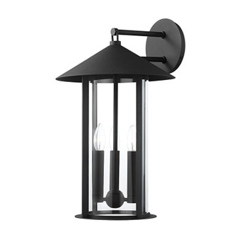 Long Beach Three Light Outdoor Wall Sconce in Textured Black (67|B1953-TBK)