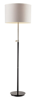 Junction One Light Floor Lamp in Black/Brushed Nickel (110|RTL-8981)