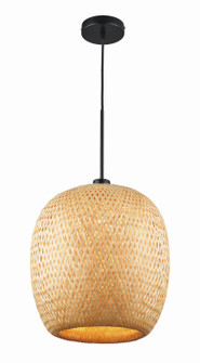 Bernice One Light Pendant in Black (110|PND-2165)