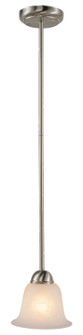 Aspen One Light Mini Pendant in Brushed Nickel (110|9282 BN)