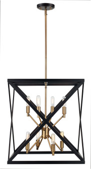 Eight Light Pendant in Rubbed Oil Bronze/Antique Brass (110|71058 ROB/AB)