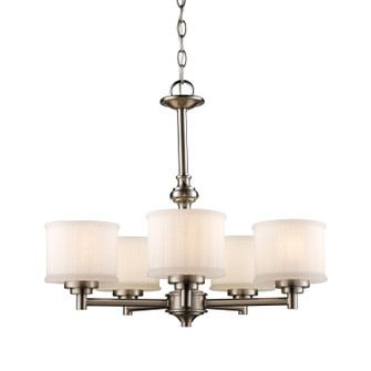 Cahill Five Light Chandelier in Brushed Nickel (110|70728 BN)