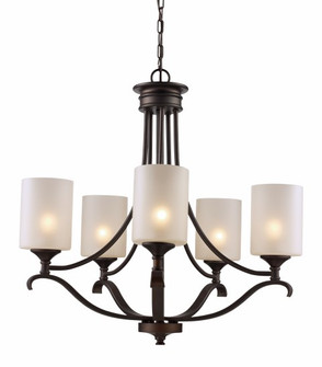 Ballard Five Light Chandelier in Rubbed Oil Bronze (110|70665 ROB)