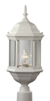 Josephine One Light Postmount Lantern in White (110|4352 WH)