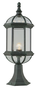 Wentworth One Light Postmount Lantern in Swedish Iron (110|4182 SWI)