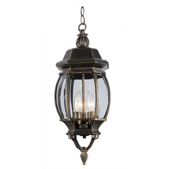 Parsons Three Light Hanging Lantern in Black Gold (110|4066 BG)