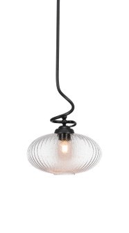 Capri One Light Pendant in Matte Black (200|900-MB-4658)