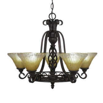 Elegant Five Light Chandelier in Dark Granite (200|865-DG-750)