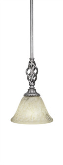 Eleganté One Light Mini Pendant in Aged Silver (200|80-AS-508)