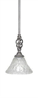 Eleganté One Light Mini Pendant in Aged Silver (200|80-AS-451)