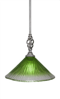 Eleganté One Light Mini Pendant in Aged Silver (200|80-AS-447)