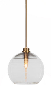 Malena One Light Pendant in New Age Brass (200|71-NAB-5130)