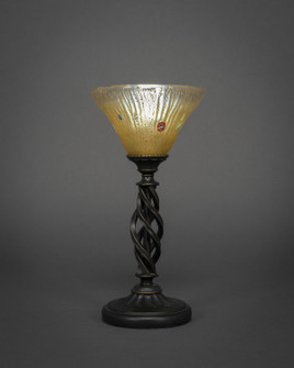Elegant One Light Mini Table Lamp in Dark Granite (200|61-DG-750)