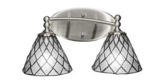 Capri Two Light Bath Bar in Brushed Nickel (200|592-BN-9185)