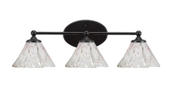 Capri Three Light Bathroom Lighting in Matte Black (200|5913-MB-7195)