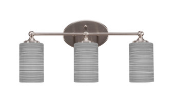 Capri Three Light Bathroom Lighting in Brushed Nickel (200|5913-BN-4062)