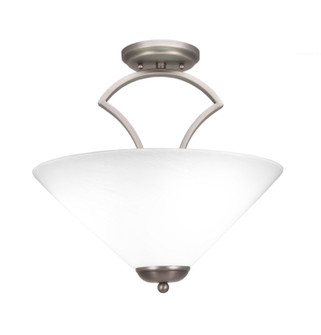 Zilo Three Light Semi-Flush Mount in Graphite (200|565-GP-2161)