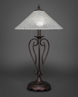 Olde Iron Two Light Table Lamp in Bronze (200|42-BRZ-714)