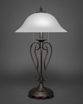 Olde Iron Two Light Table Lamp in Bronze (200|42-BRZ-612)