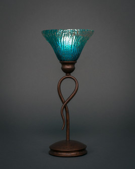 Leaf One Light Mini Table Lamp in Bronze (200|35-BRZ-458)