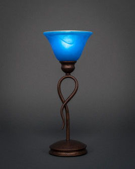 Leaf One Light Mini Table Lamp in Bronze (200|35-BRZ-4155)