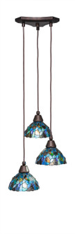 Europa Three Light Mini Pendant in Bronze (200|28-BRZ-9955)