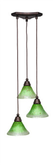 Any Three Light Mini Pendant in Bronze (200|28-BRZ-753)