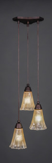 Europa Three Light Multi Light Mini Pendant in Bronze (200|28-BRZ-720)