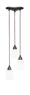 Europa Three Light Mini Pendant in Bronze (200|28-BRZ-615)