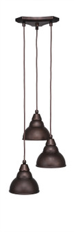 Europa Three Light Mini Pendant in Bronze (200|28-BRZ-427)