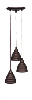 Europa Three Light Mini Pendant in Bronze (200|28-BRZ-425)