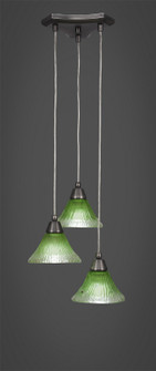 Europa Three Light Mini Pendant in Brushed Nickel (200|28-BN-753)