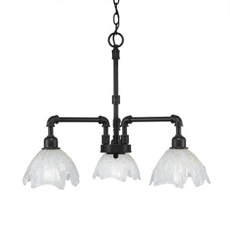 Vintage Three Light Chandelier in Dark Granite (200|283-DG-755)