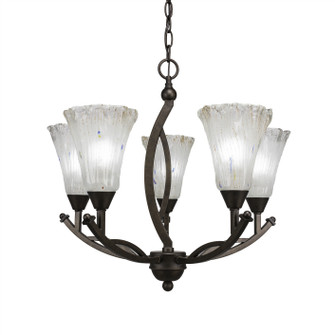 Bow Five Light Chandelier in Bronze (200|275-BRZ-721)