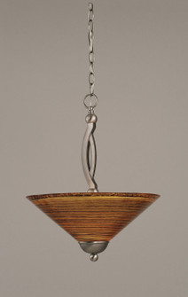 Bow Two Light Pendant in Brushed Nickel (200|274-BN-414)
