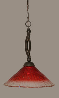 Bow One Light Pendant in Dark Granite (200|271-DG-716)