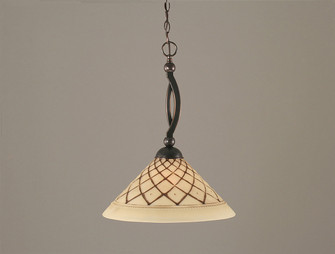 Bow One Light Pendant in Black Copper (200|271-BC-718)