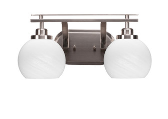 Odyssey Two Light Bathroom in Brushed Nickel (200|2612-BN-4101)