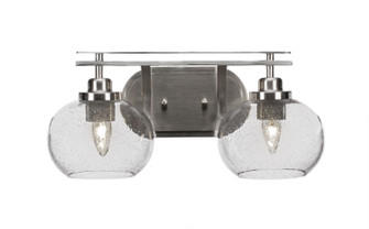 Odyssey Two Light Bathroom Lighting in Brushed Nickel (200|2612-BN-202)