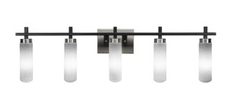 Salinda Five Light Bathroom Lighting in Matte Black & Brushed Nickel (200|2515-MBBN-601)