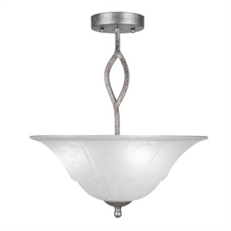 Revo Three Light Semi-Flush in Aged Silver (200|242-AS-53615)