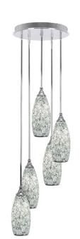 Empire Five Light Pendalier in Chrome (200|2145-CH-416)