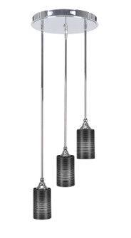 Empire Three Light Cluster Pendalier in Chrome (200|2143-CH-4069)