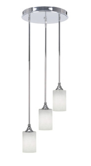 Empire Three Light Cluster Pendalier in Chrome (200|2143-CH-310)