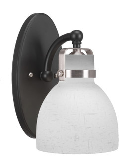 Easton One Light Wall Sconce in Matte Black & Brushed Nickel (200|1931-MBBN-4111)