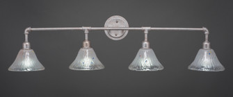 Vintage Four Light Bath Bar in Aged Silver (200|184-AS-751)