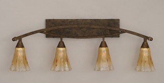 Bow Four Light Bath Bar in Bronze (200|174-BRZ-720)